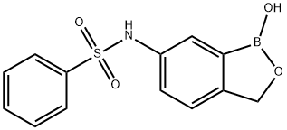 N-(1,3-dihydro-1-hydroxy-2,1-benzoxaborol-6-yl)Benzenesulfonamide Struktur