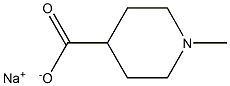 Sodium 1-methylpiperidine-4-carboxylate Struktur