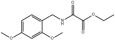 ethyl 2-((2,4-dimethoxybenzyl)amino)-2-oxoacetate Struktur