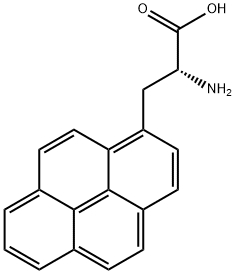 (R)-alpha-Amino-1-pyrenepropanoic acid Struktur