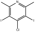 4-Chloro-3,5-diiodo-2,6-dimethylpyridine Struktur