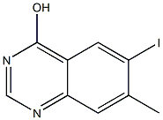 6-Iodo-7-methyl-quinazolin-4-ol Struktur