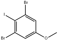 1,3-Dibromo-2-iodo-5-methoxy-benzene Struktur