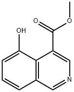 methyl 5-hydroxyisoquinoline-4-carboxylate Struktur