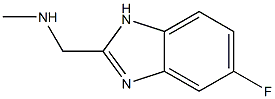 N-[(5-fluoro-1H-benzimidazol-2-yl)methyl]-N-methylamine Struktur