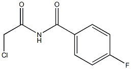 N-(2-CHLOROACETYL)-4-FLUOROBENZAMIDE Structure