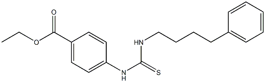 ethyl 4-(3-(4-phenylbutyl)thioureido)benzoate Struktur