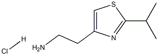 2-(2-Isopropyl-1,3-thiazol-4-yl)ethanamine hydrochloride Struktur