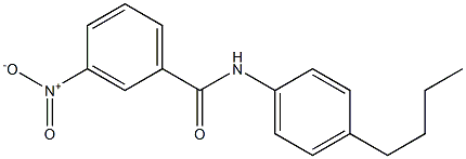 N-(4-n-Butylphenyl)-3-nitrobenzamide, 97% Struktur