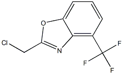 2-Chloromethyl-4-trifluoromethyl-benzooxazole Struktur