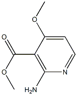 2-Amino-4-methoxy-nicotinic acid methyl ester Struktur