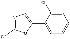 2-chloro-5-(2-chlorophenyl)oxazole Struktur