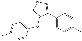 3-p-tolyl-4-(p-tolyloxy)-1H-pyrazole Struktur