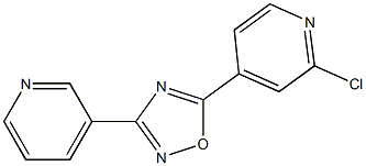 5-(2-chloropyridin-4-yl)-3-(pyridin-3-yl)-1,2,4-oxadiazole