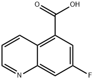 7-fluoroquinoline-5-carboxylic acid Struktur