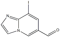 8-Iodo-imidazo[1,2-a]pyridine-6-carbaldehyde Struktur