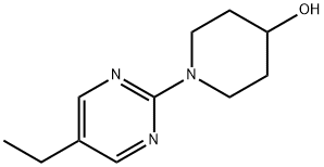 1-(5-Ethylpyrimidin-2-yl)piperidin-4-ol Struktur