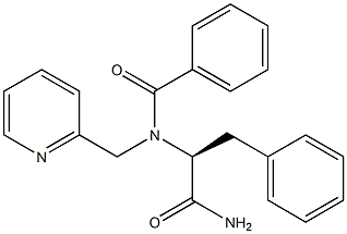 Nalpha-(phenylcarbonyl)-N-(pyridin-2-ylmethyl)phenylalaninamide Struktur