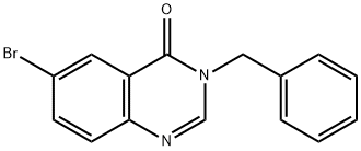 3-Benzyl-6-bromoquinazolin-4(3H)-one Struktur