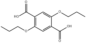 2,5-dipropoxyterephthalic acid Struktur