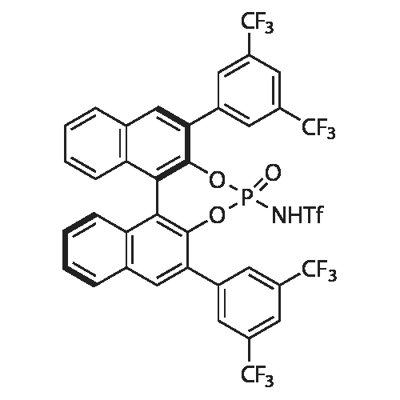 N-[(11bR)-2,6-bis[3,5-bis(trifluoromethyl)phenyl]-4-oxidodinaphtho[2,1-d:1',2'-f][1,3,2]dioxaphosphepin-4-yl]-1,1,1-trifluoro-Methanesulfonamide Struktur