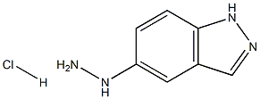 (1H-Indazol-5-yl)-hydrazine hydrochloride Struktur