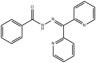 Di-2-pyridyl ketone benzoylhydrazone
		
	 Struktur