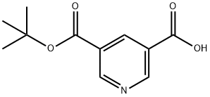 5-(tert-Butoxycarbonyl)nicotinic acid Struktur