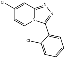 7-Chloro-3-(2-chlorophenyl)-[1,2,4]triazolo[4,3-a]pyridine Struktur