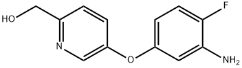 (5-(3-Amino-4-fluorophenoxy)pyridin-2-yl)methanol Struktur