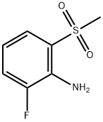 2-fluoro-6-(methylsulfonyl)aniline Struktur