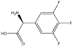 (2S)-2-AMINO-2-(3,4,5-TRIFLUOROPHENYL)ACETIC ACID Struktur