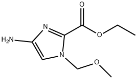 Ethyl 4-amino-1-(methoxymethyl)-1H-imidazole-2-carboxylate Struktur