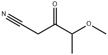 4-Methoxy-3-oxopentanenitrile Struktur