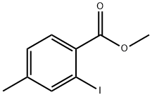 2-Iodo-4-methyl-benzoic acid methyl ester Struktur