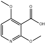 2,4-dimethoxynicotinic acid Struktur