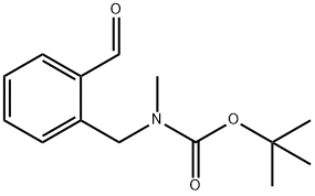 tert-Butyl 2-formylbenzyl(methyl)carbamate Struktur