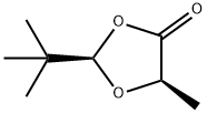 (R,R)-2-t-Butyl-5-methyl-1,3-dioxolan-4-one Struktur