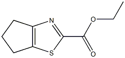 ethyl 5,6-dihydro-4H-cyclopenta[d]thiazole-2-carboxylate Struktur