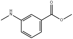 methyl 3-(methylamino)benzoate Struktur