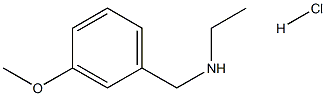 N-(3-methoxybenzyl)ethanamine hydrochloride Struktur