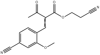 (Z)-2-cyanoethyl 2-(4-cyano-2-methoxybenzylidene)-3-oxobutanoate