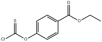 ethyl 4-(chlorocarbonothioyloxy)benzoate Structure