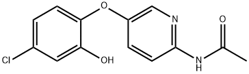 N-(5-(4-Chloro-2-hydroxyphenoxy)pyridin-2-yl)acetamide Struktur