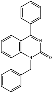 1-Benzyl-4-phenylquinazolin-2(1H)-one Struktur