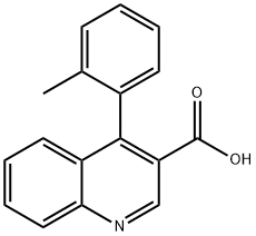 4-(o-Tolyl)quinoline-3-carboxylic acid Struktur