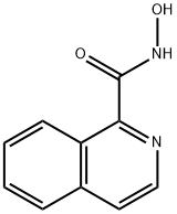 Isoquinoline-1-carboxylic acid hydroxyamide Struktur