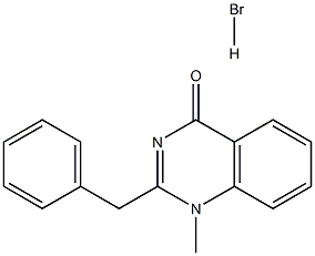 2-Benzyl-1-methylquinazolin-4(1H)-one hydrobromide Struktur