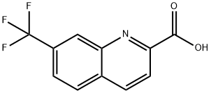 7-(trifluoromethyl)quinoline-2-carboxylic acid Struktur