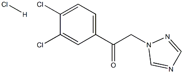 1-(3,4-Dichlorophenyl)-2-(1H-1,2,4-triazol-1-yl)ethanone hydrochloride Struktur